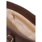 Braune Handtasche aus Polyethylen
