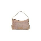 Beige Polyester Handtasche