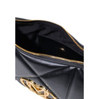 Schwarze Handtasche aus Polyethylen