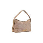 Beige Polyester Handtasche