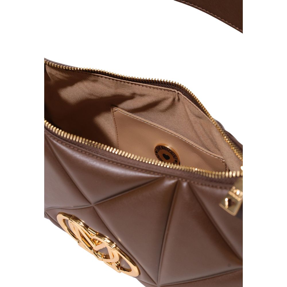 Braune Handtasche aus Polyethylen
