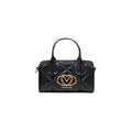 Schwarze Handtasche aus Polyethylen