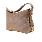 Beige Polyester Handtasche
