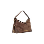 Braune Handtasche aus Polyester