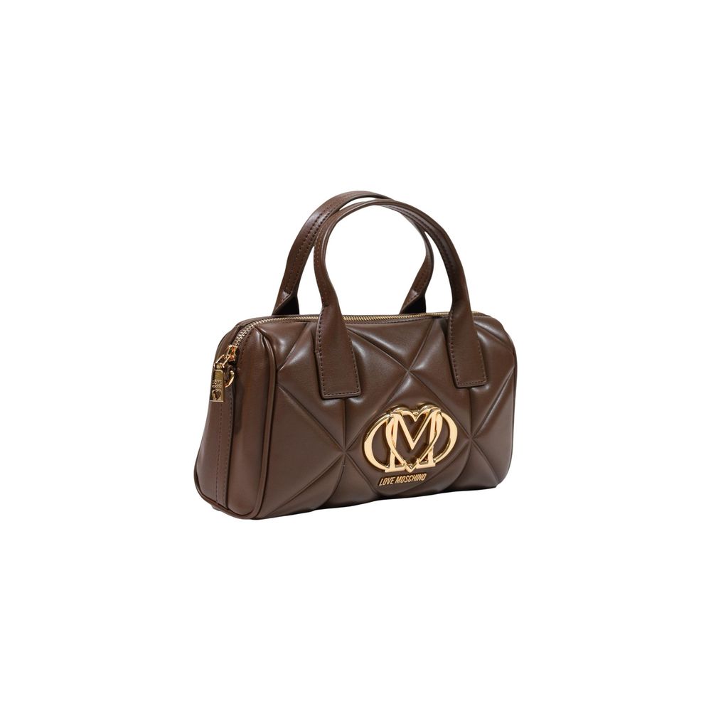 Braune Handtasche aus Polyethylen