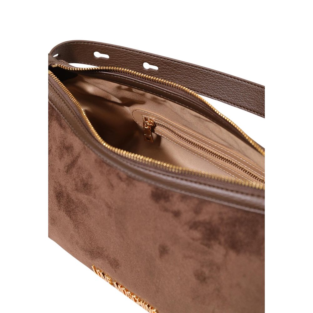 Braune Handtasche aus Polyester