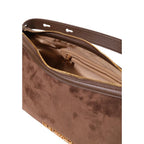 Braune Handtasche aus Polyester