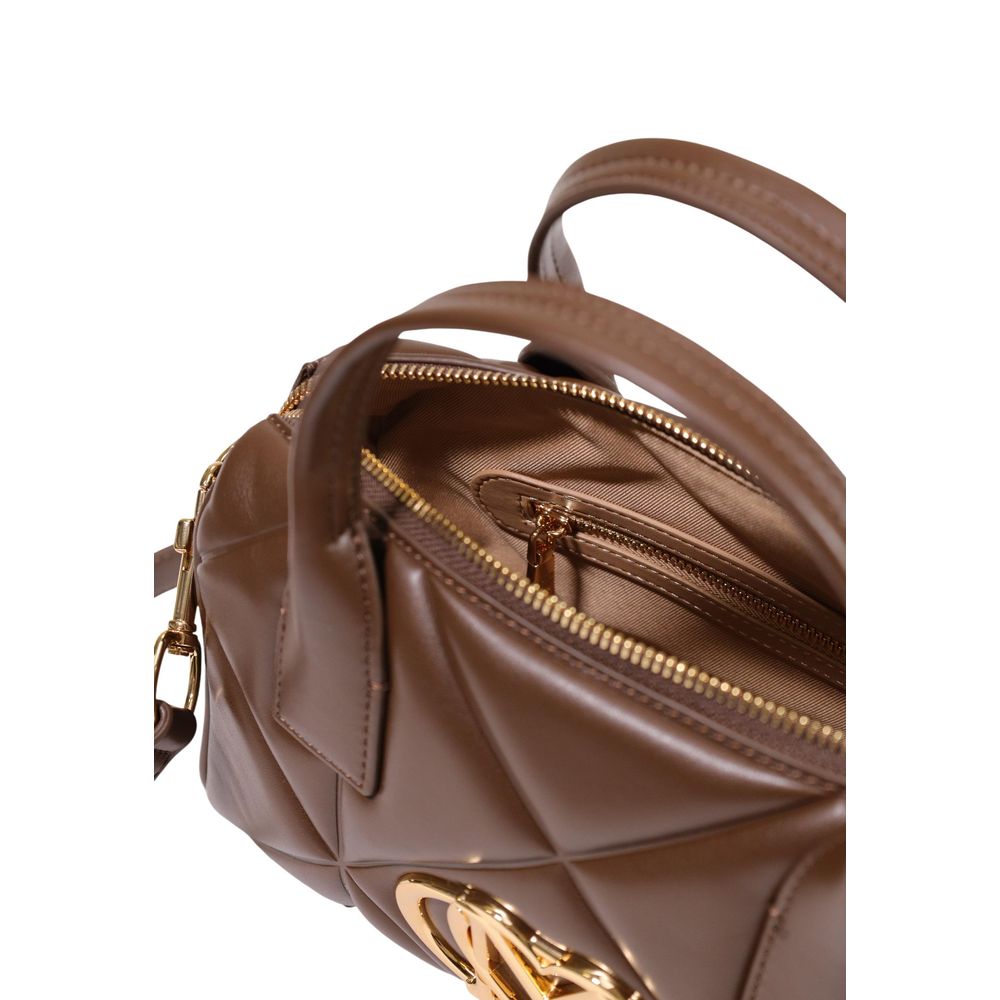 Braune Handtasche aus Polyethylen
