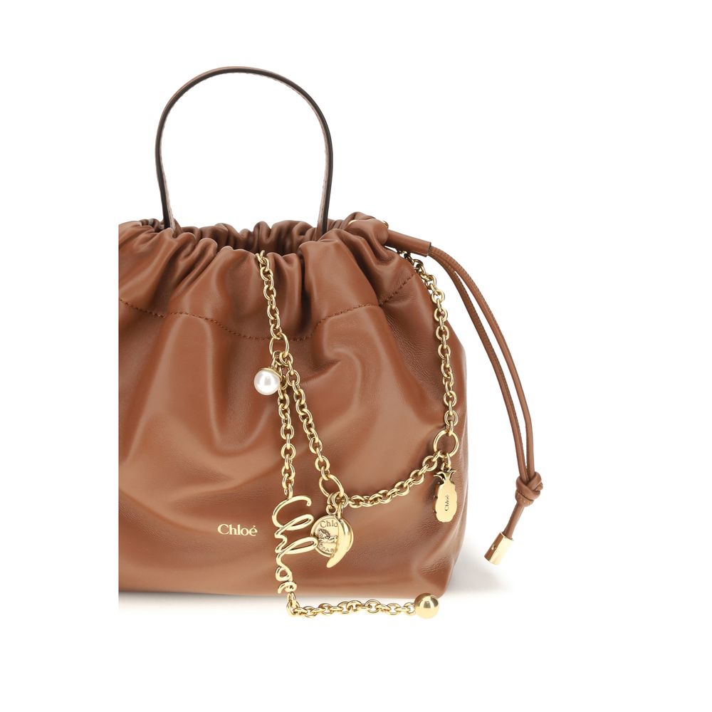Braune Lammleder Schultertasche Ovis Aries Aries