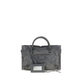 Graue Lammleder Schultertasche Ovis Aries Aries