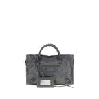 Graue Lammleder Schultertasche Ovis Aries Aries