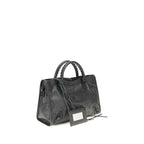 Graue Lammleder Schultertasche Ovis Aries Aries