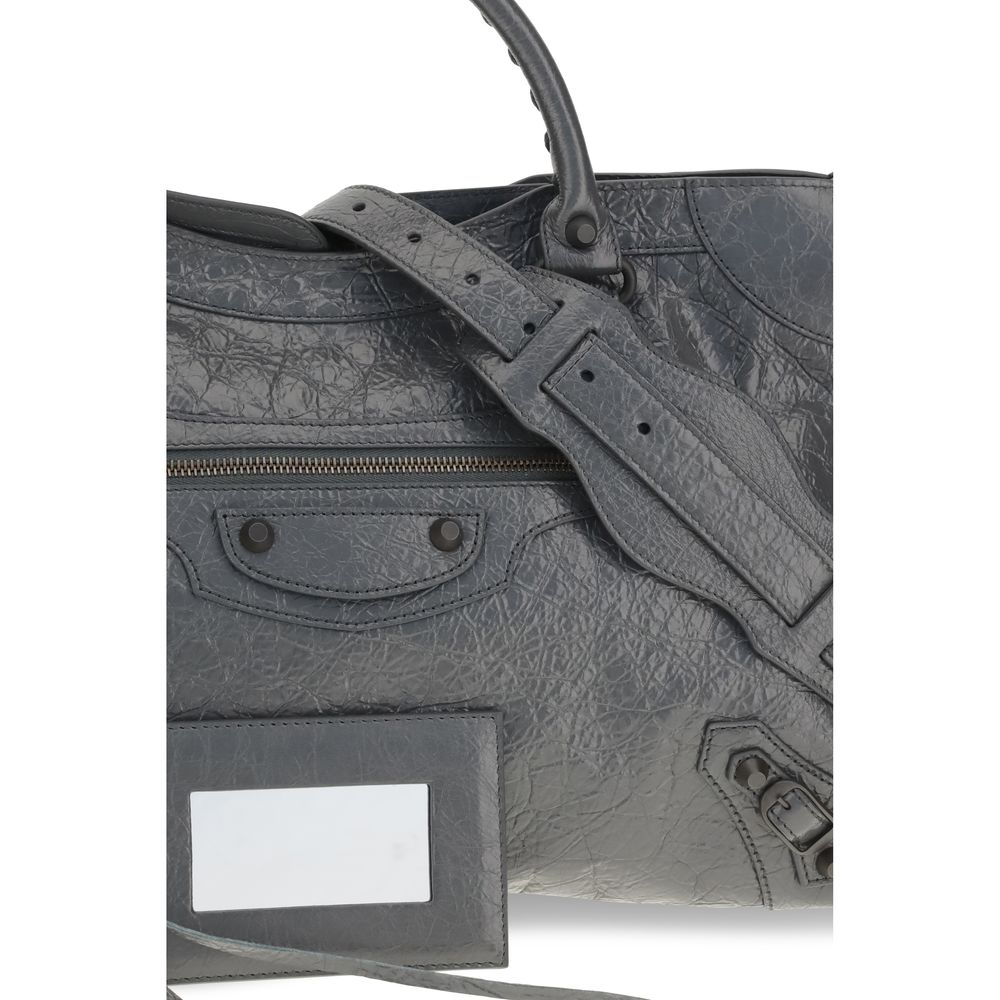 Graue Lammleder Schultertasche Ovis Aries Aries