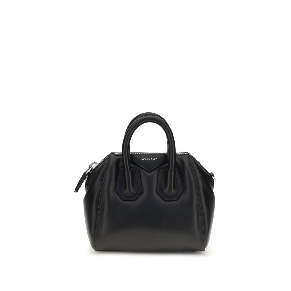 Schwarze Lammleder Schultertasche Ovis Aries Aries