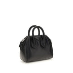 Schwarze Lammleder Schultertasche Ovis Aries Aries