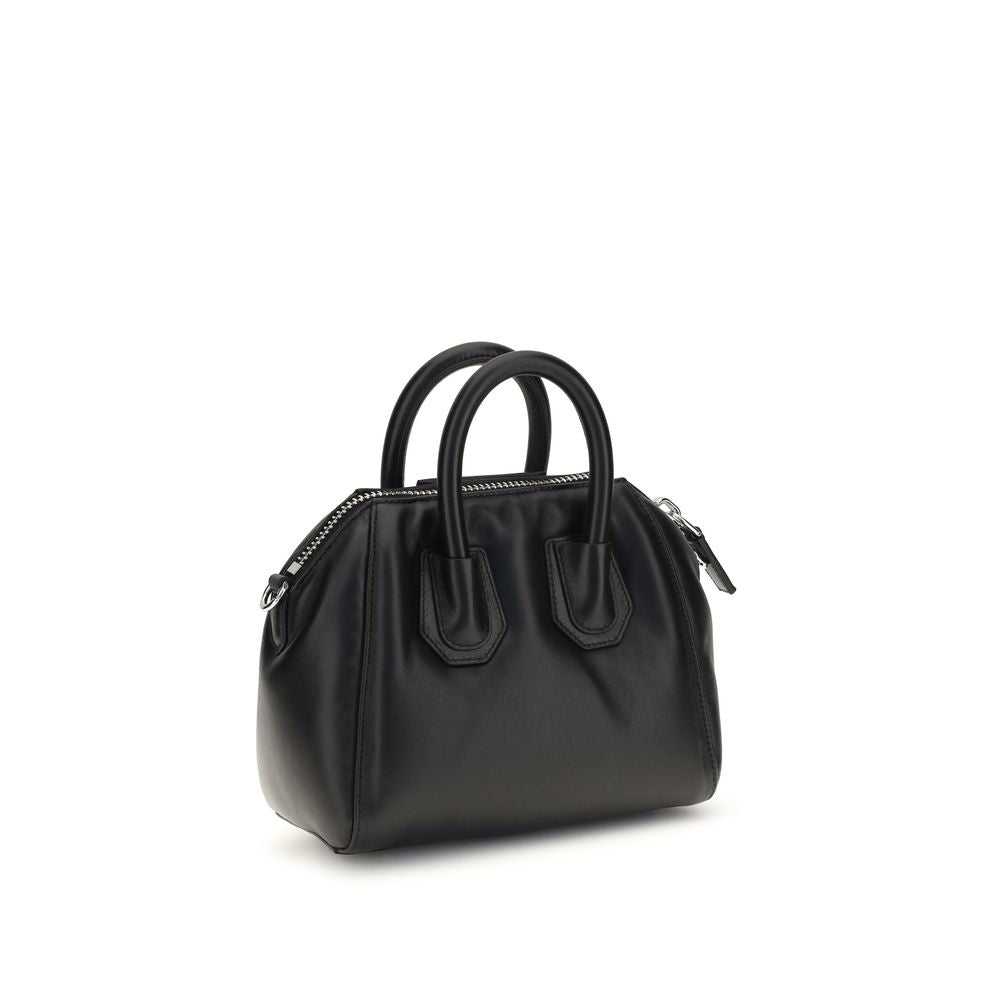 Schwarze Lammleder Schultertasche Ovis Aries Aries