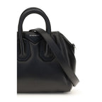 Schwarze Lammleder Schultertasche Ovis Aries Aries
