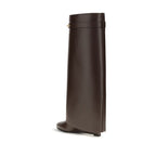 Braune Kalbsleder Bos Taurus High Heel Stiefel