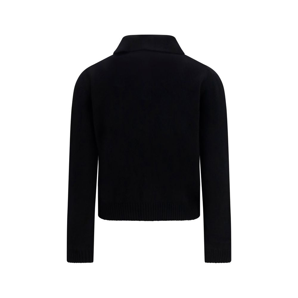 Schwarzer Pullover aus Kaschmir