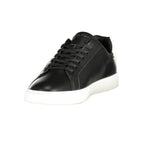 Schwarzer Damen-Sneaker aus Polyurethan