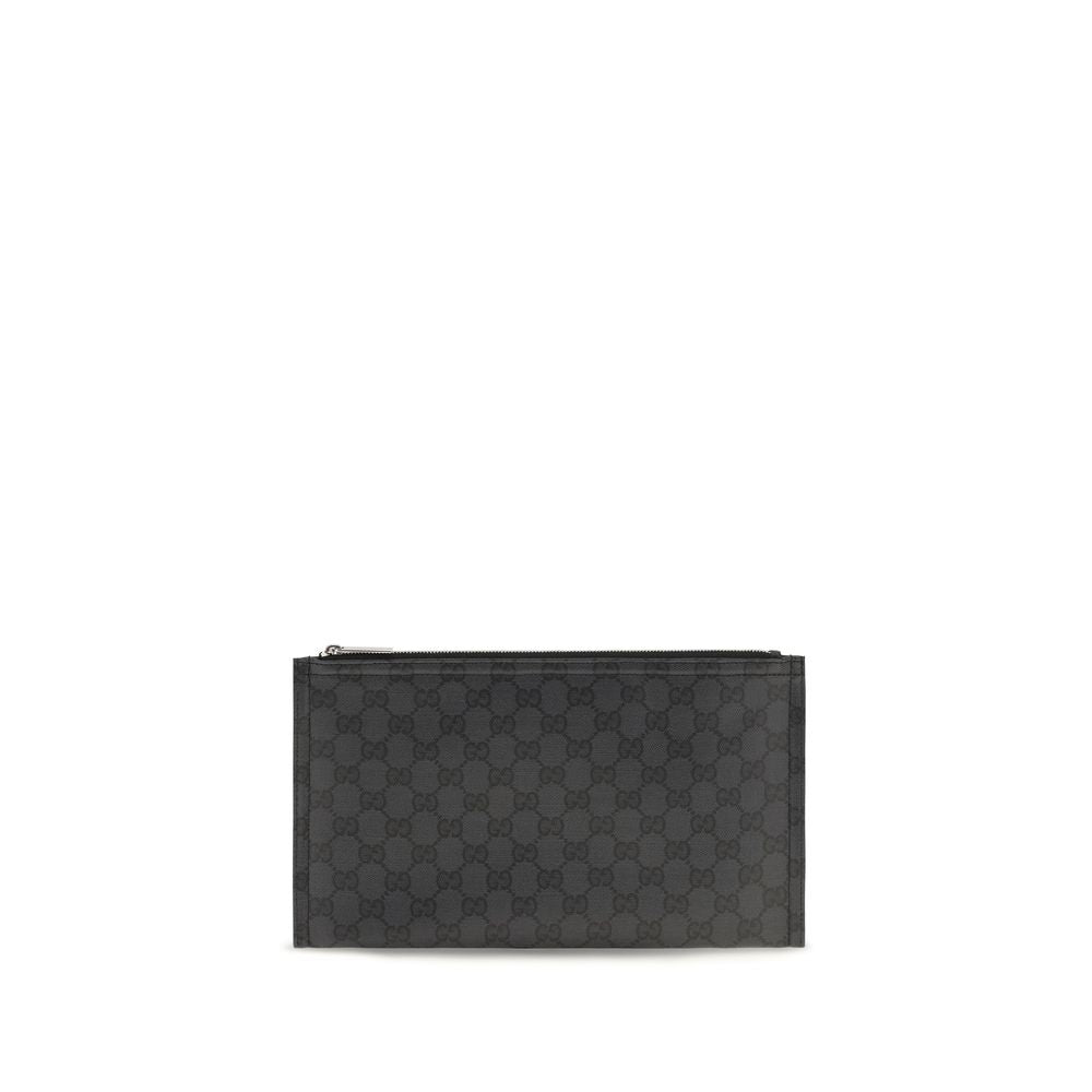 Schwarze Stoffhandtasche