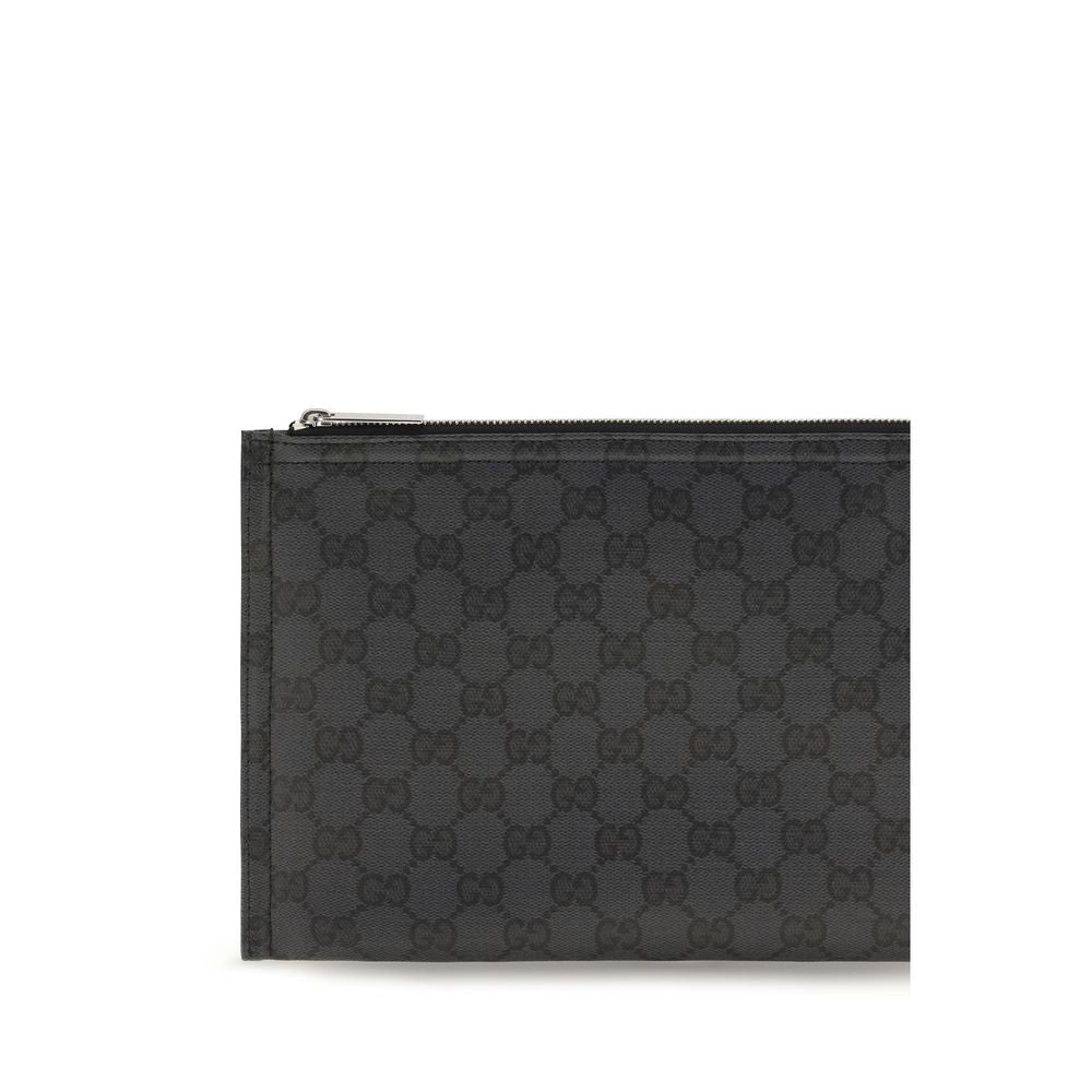 Schwarze Stoffhandtasche
