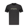 Schwarzes Baumwoll-T-Shirt für Herren