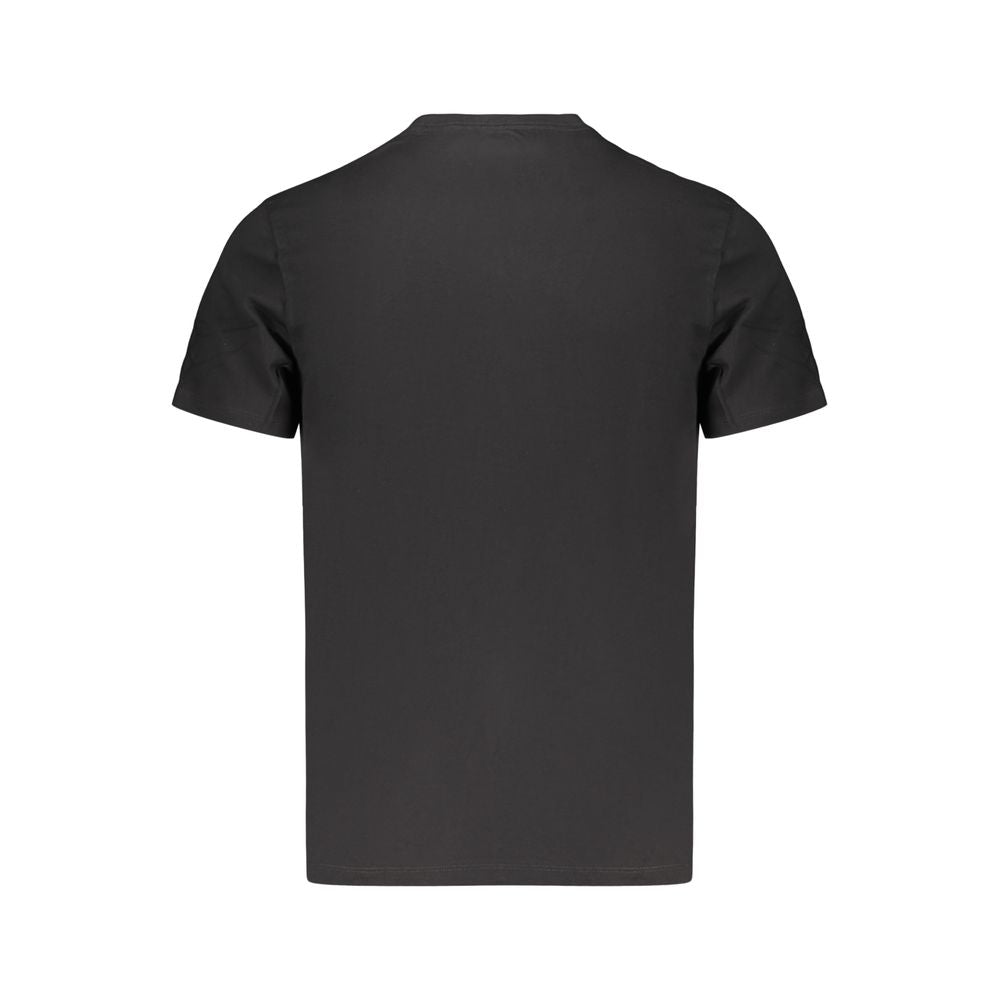 Schwarzes Baumwoll-T-Shirt für Herren