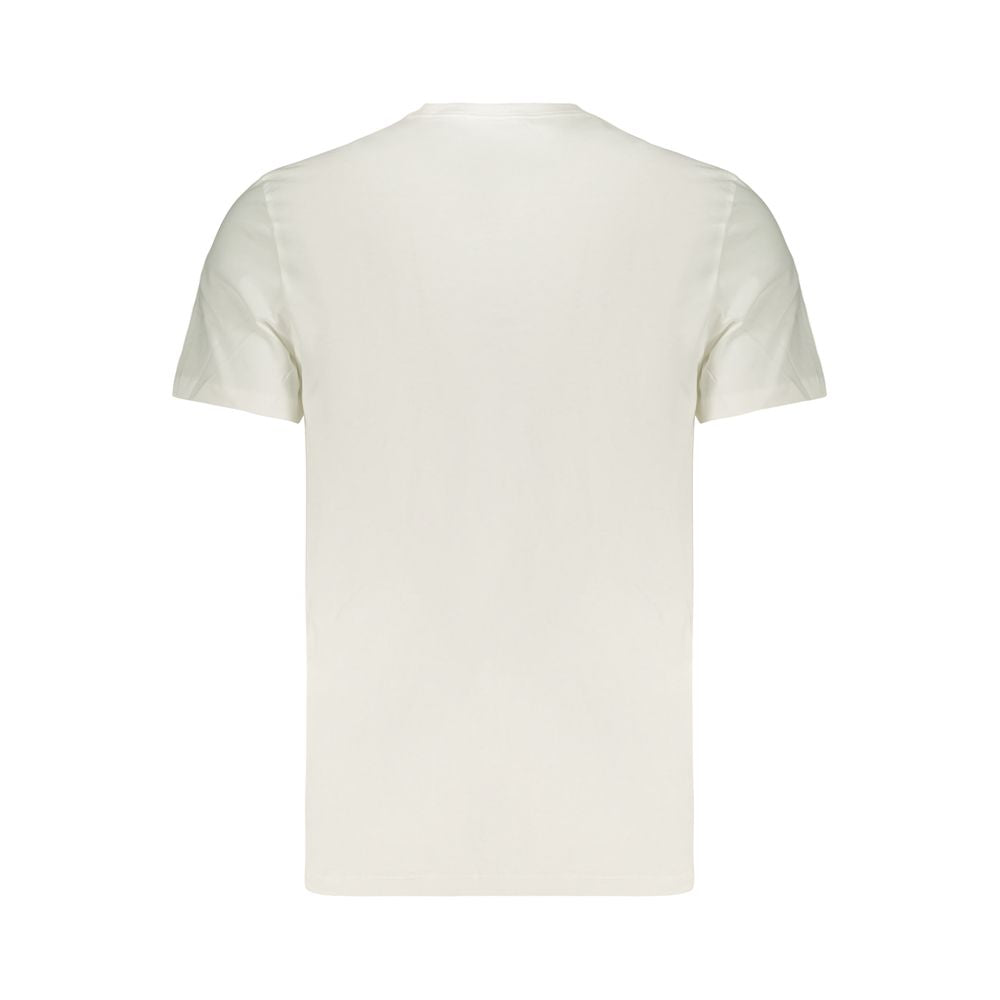 Weißes Herren-T-Shirt aus Baumwolle