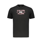 Schwarzes Baumwoll-T-Shirt für Herren