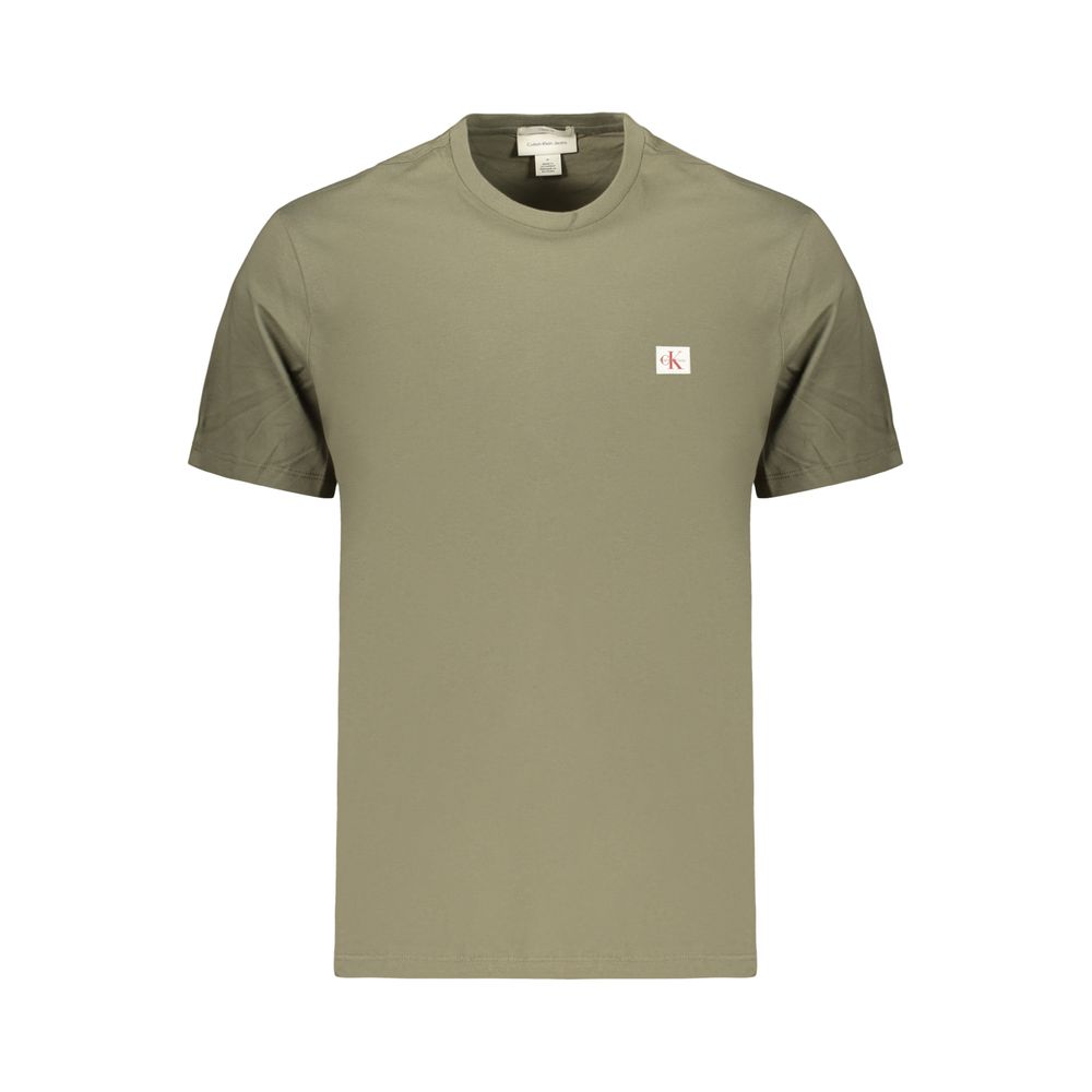 Grünes Baumwoll-T-Shirt für Herren