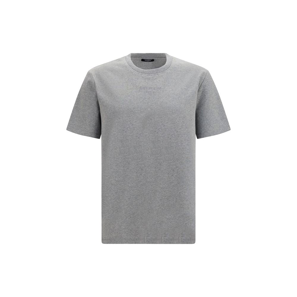 Graues Baumwoll-T-Shirt