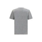 Graues Baumwoll-T-Shirt