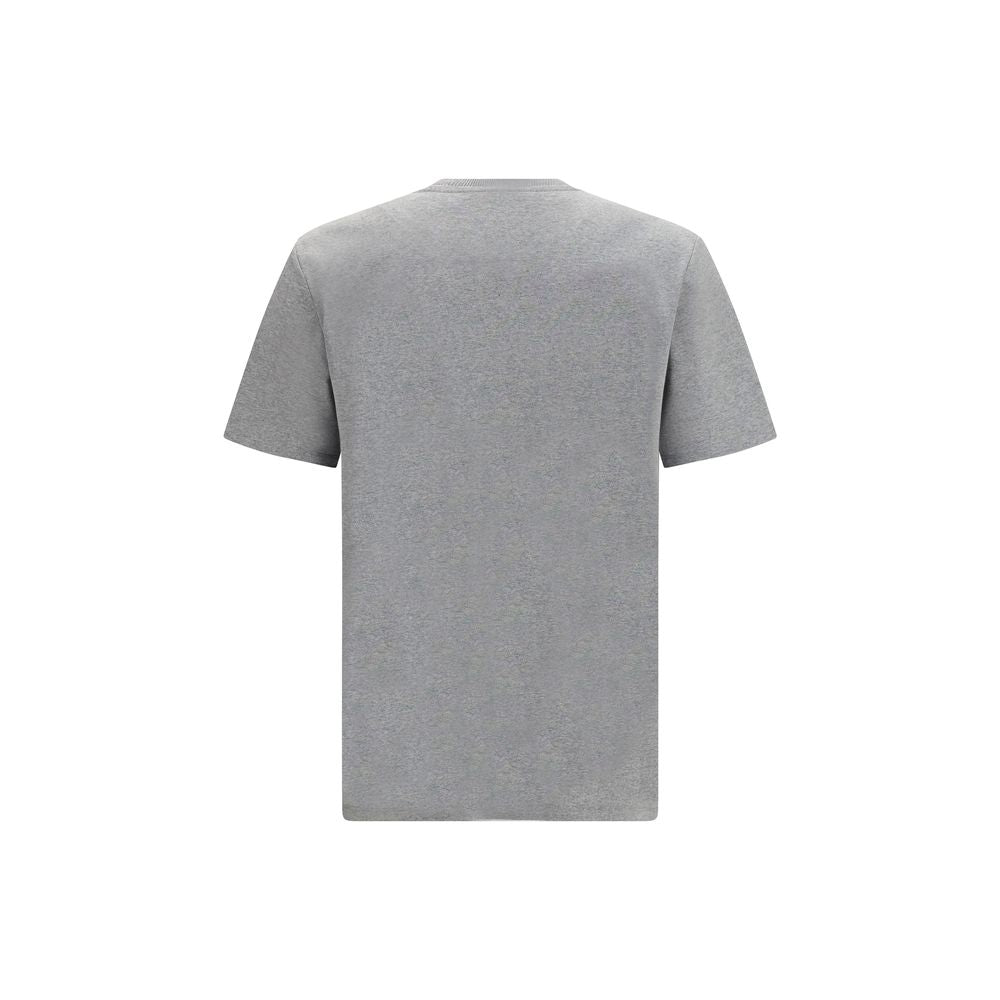 Graues Baumwoll-T-Shirt