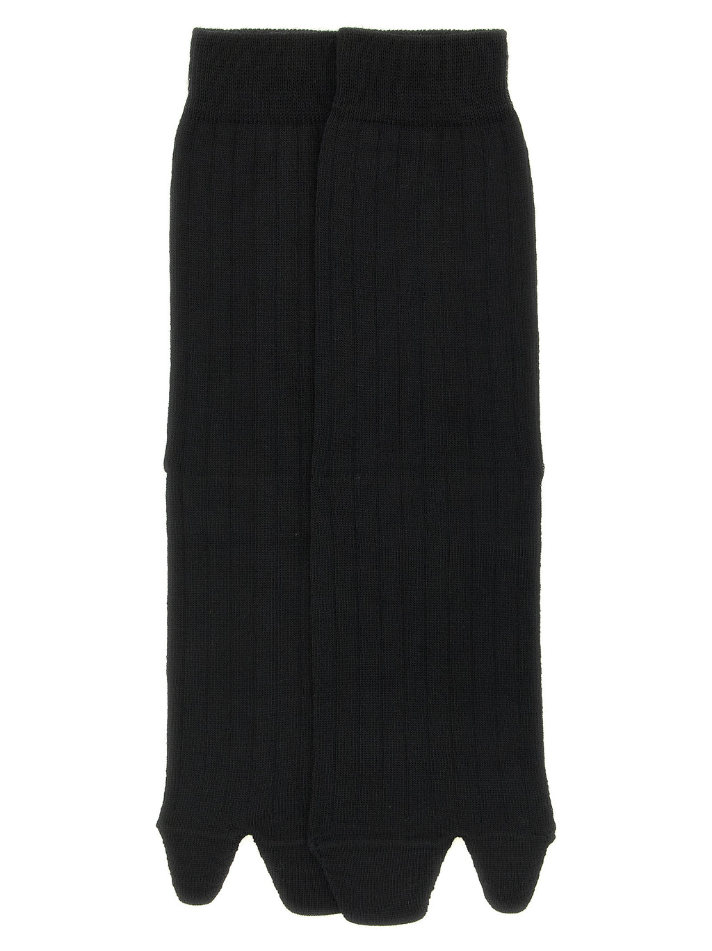 Schwarze Wollsocken