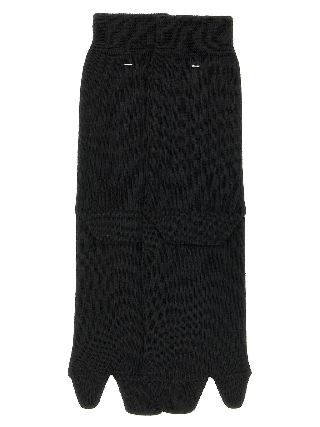 Schwarze Wollsocken