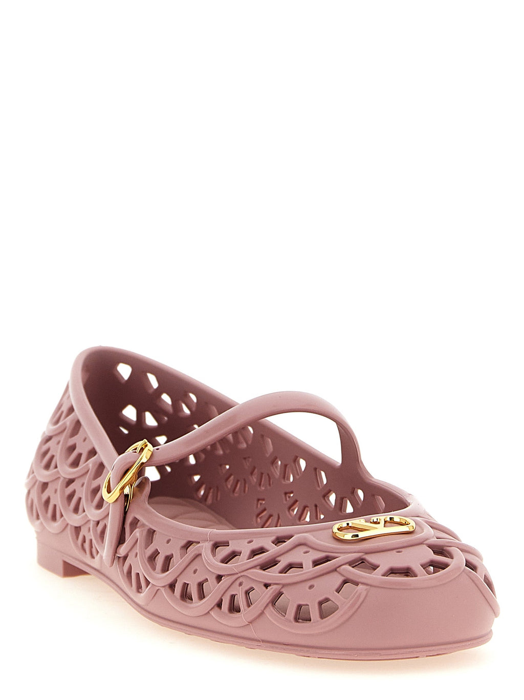 Mehrfarbige Ballerinas aus Polyvinyl Valentino Garavani