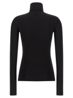 Schwarzer Cardigan aus Acetat