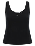 Schwarze Baumwoll-Tanktops