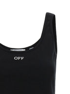 Schwarze Baumwoll-Tanktops