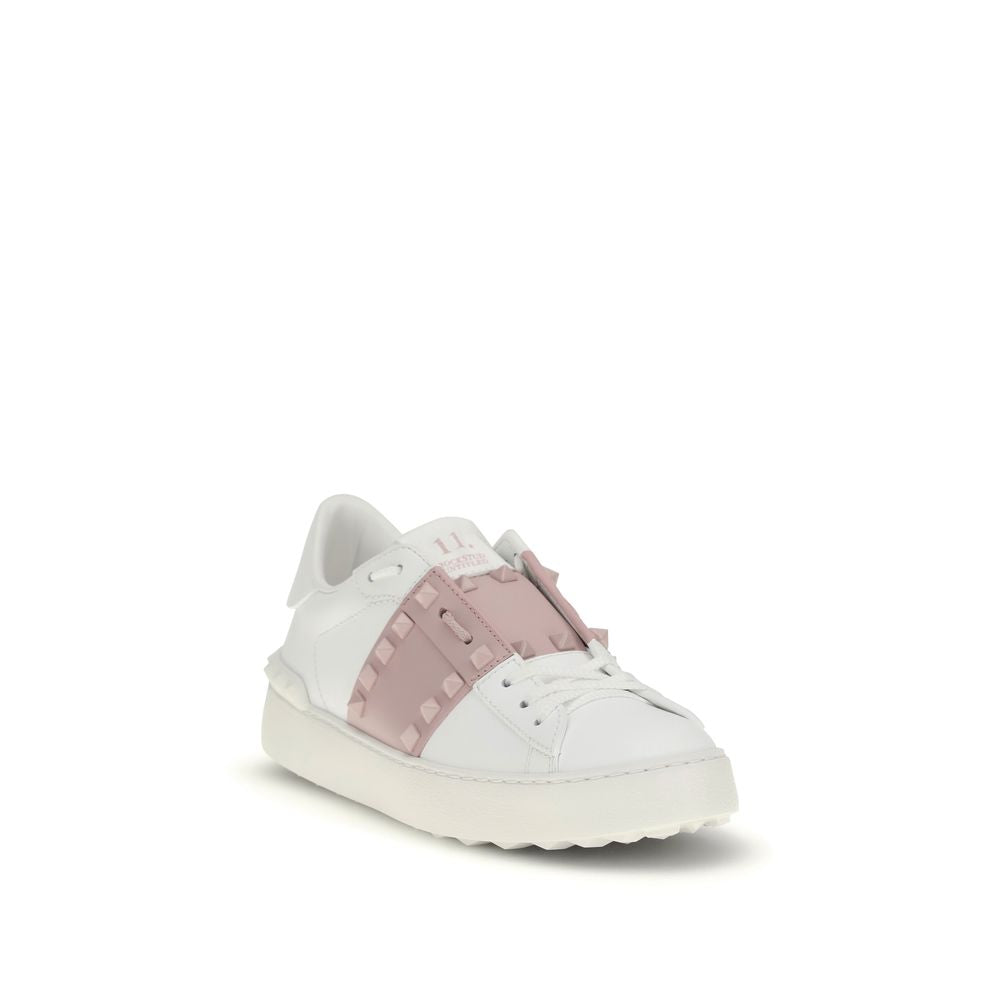Weiße Low-Top-Sneaker aus Kalbsleder Bos Taurus