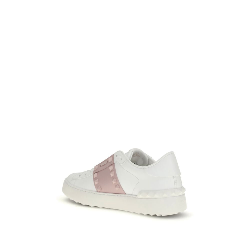 Weiße Low-Top-Sneaker aus Kalbsleder Bos Taurus