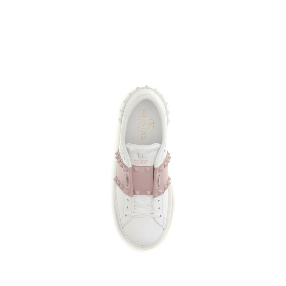 Weiße Low-Top-Sneaker aus Kalbsleder Bos Taurus