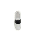 Sneakers aus blauem Kalbsleder Bos Taurus, Low-Top