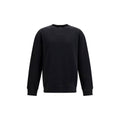 Schwarzer Baumwoll-Sweatshirt