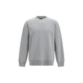 Grauer Baumwollpullover