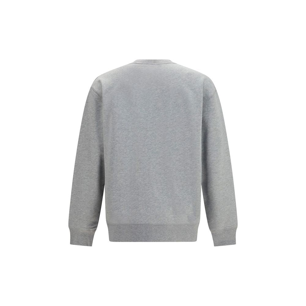 Grauer Baumwollpullover