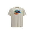 Beiges Baumwoll-T-Shirt