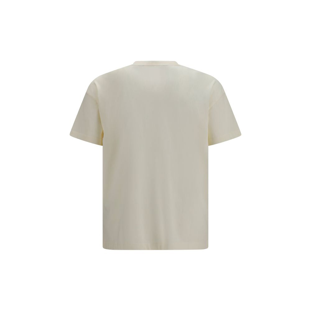 Beiges Baumwoll-T-Shirt