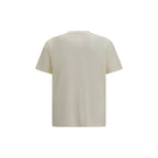 Beiges Baumwoll-T-Shirt